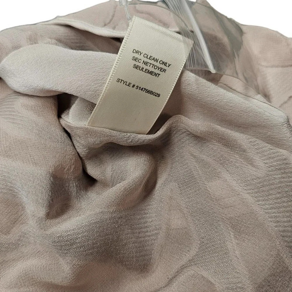 Rebecca Taylor Liger Silk Blend Long Sleeve  Blouse Size 2 in Sleek - Picture 10 of 10